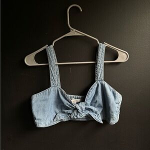 American Eagle Denim Bralette